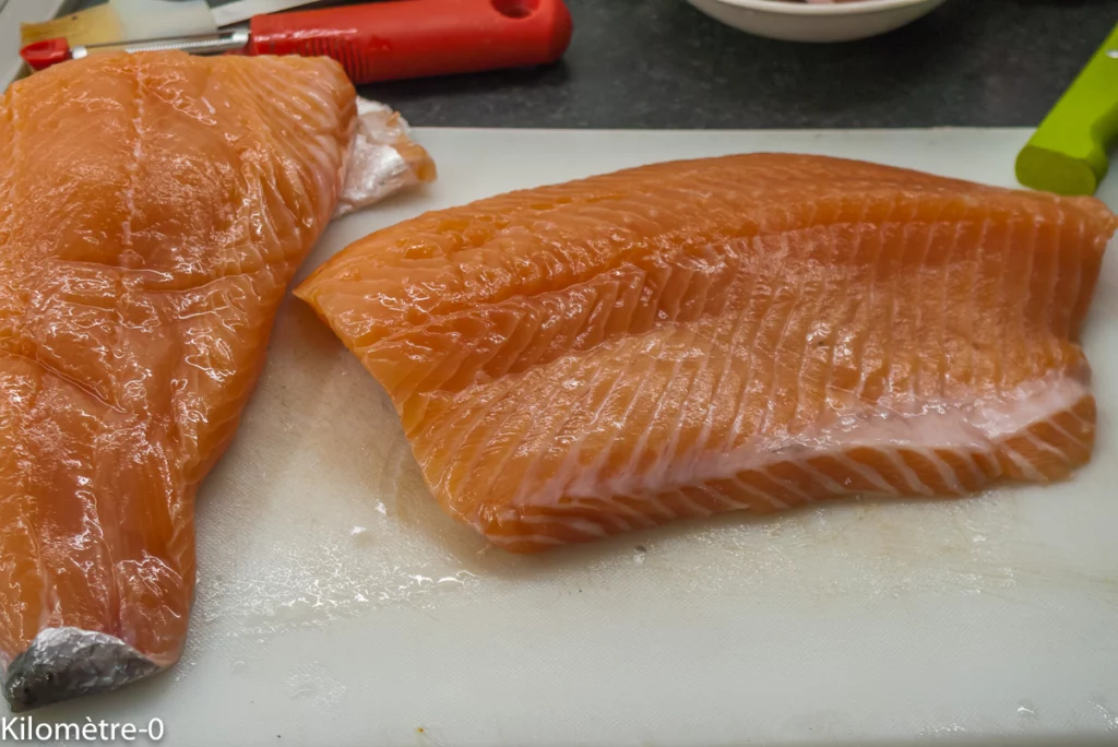 Terrine aux deux saumons - Étape 1