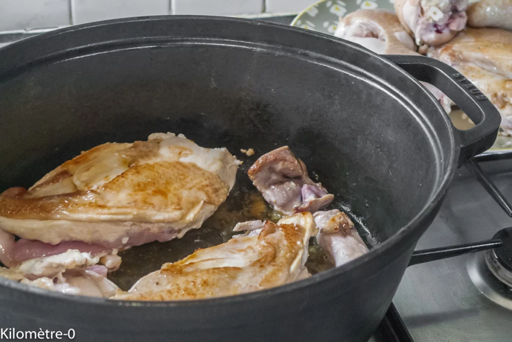 Poulet du monastère (recette roumaine) - Étape 5