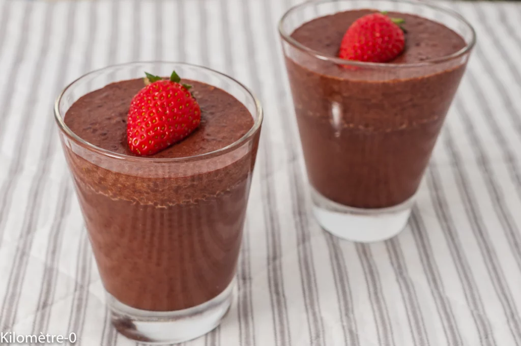 Crème au chocolat et graines de chia - Étape 4