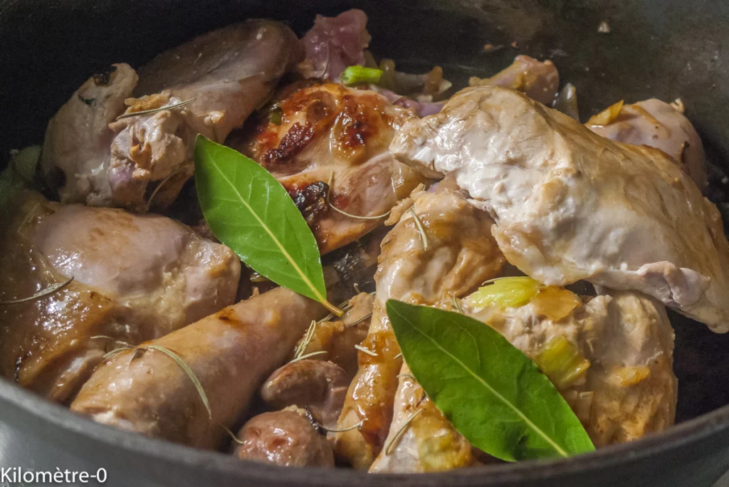 Ragoût de poulet croate (pileći ragu) - Étape 4