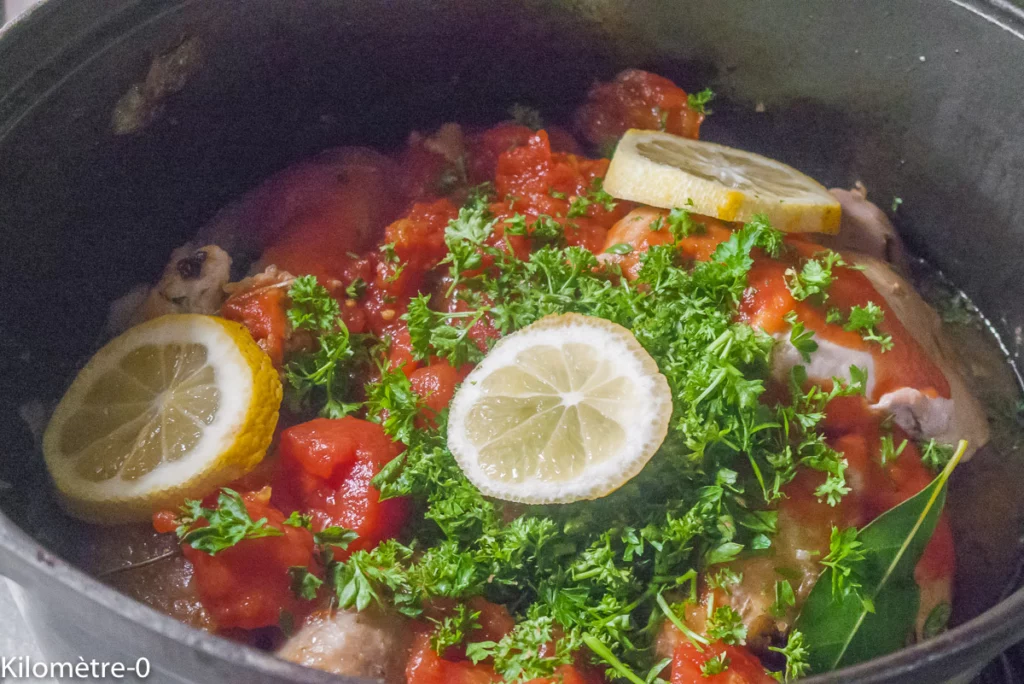 Ragoût de poulet croate (pileći ragu) - Étape 5