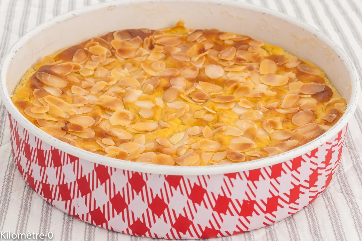 Photo de recette de gâteau, dessert, céréales, semoule, millet, bio, amandes, laitage, Kilomètre-0, blog de cuisine réalisée à partir de produits de saison et issus de circuits courts