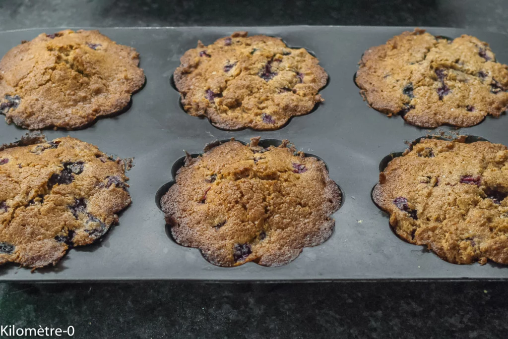 Gâteaux canadiens aux myrtilles - Étape 11