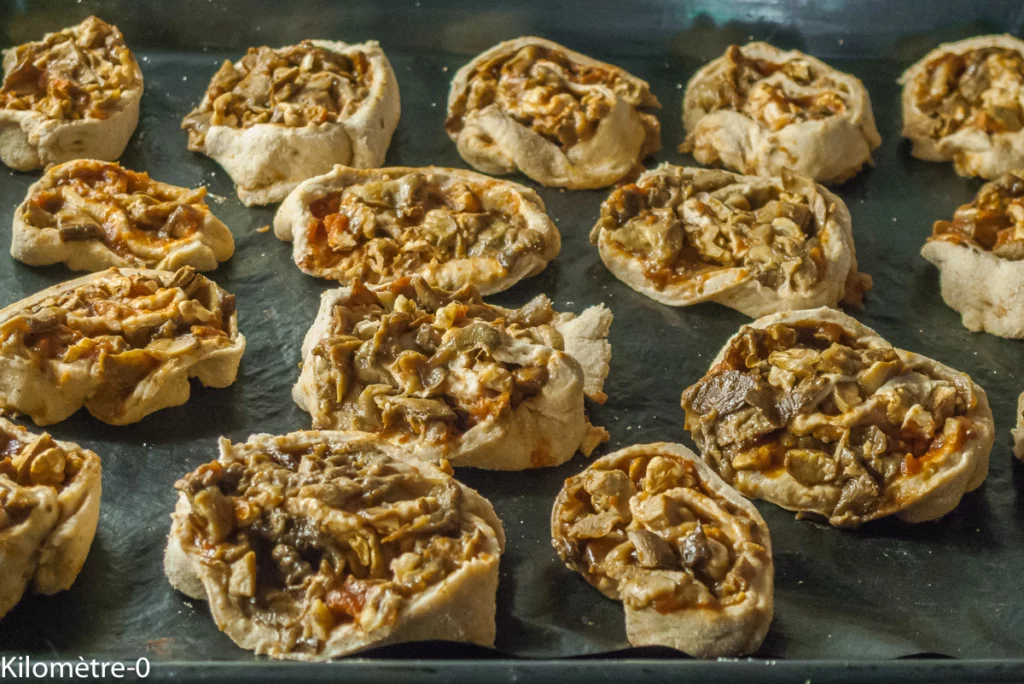 Pizza roulée aux cèpes - Étape 7