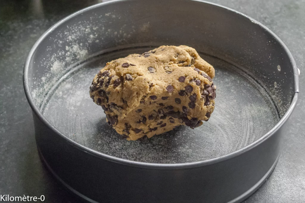 Flankie, flan sur un gros cookie - Étape 4