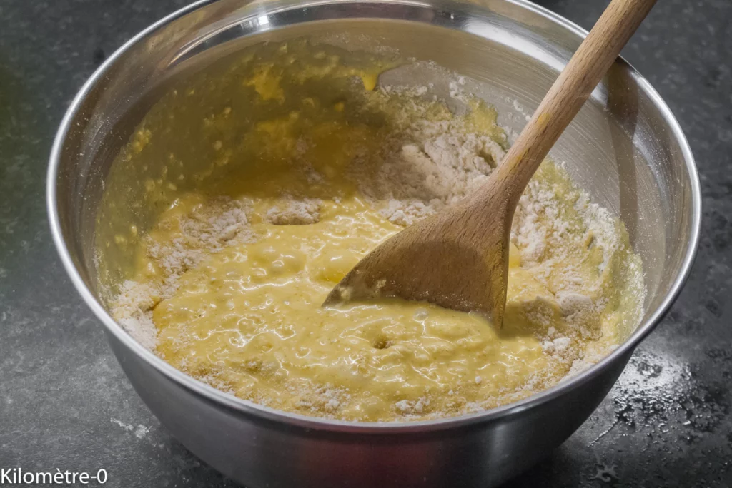 Gâteau moelleux aux framboises - Étape 5