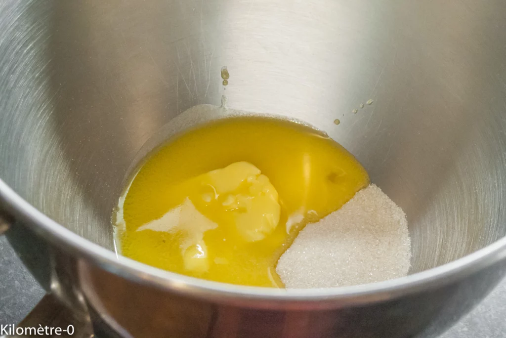 Gâteau de semoule algérien - Étape 1