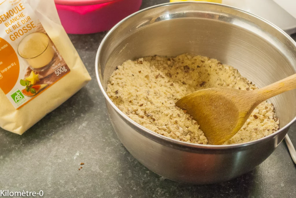 Gâteau de semoule algérien - Étape 7