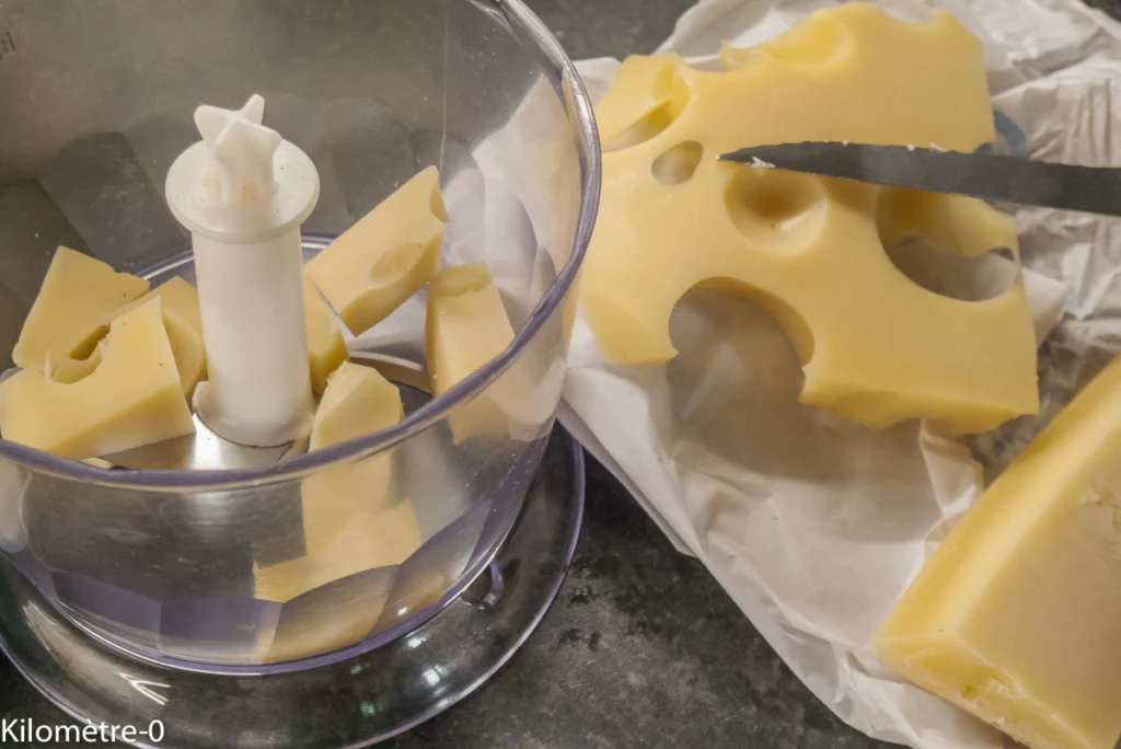 Cake courgette, emmental et maïs - Étape 3