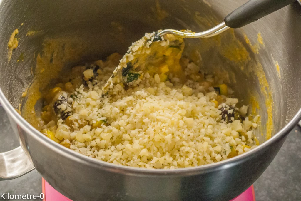 Cake courgette, emmental et maïs - Étape 7