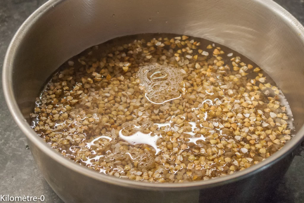Croquettes de sarrasin aux petits pois et emmental - Étape 3