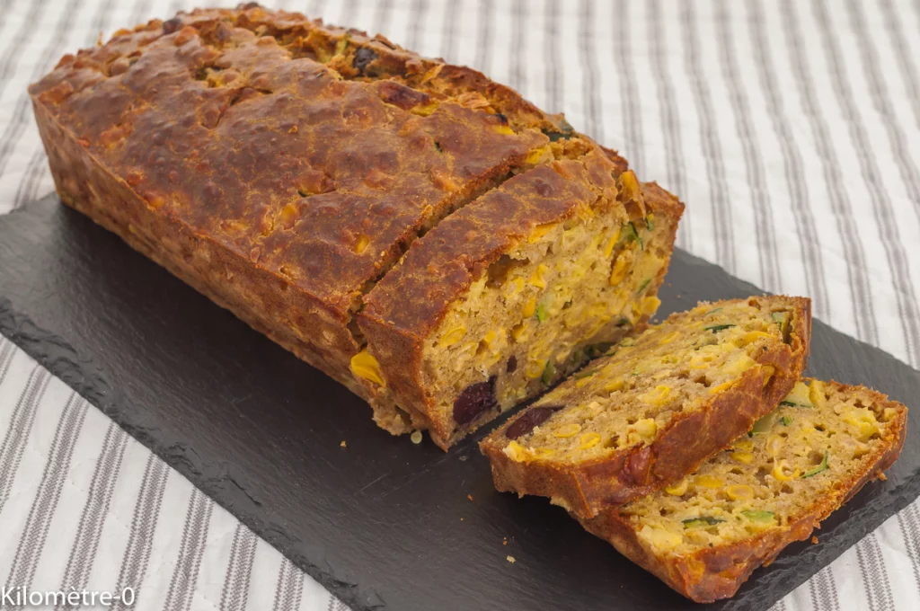 Cake courgette, emmental et maïs - Étape 9