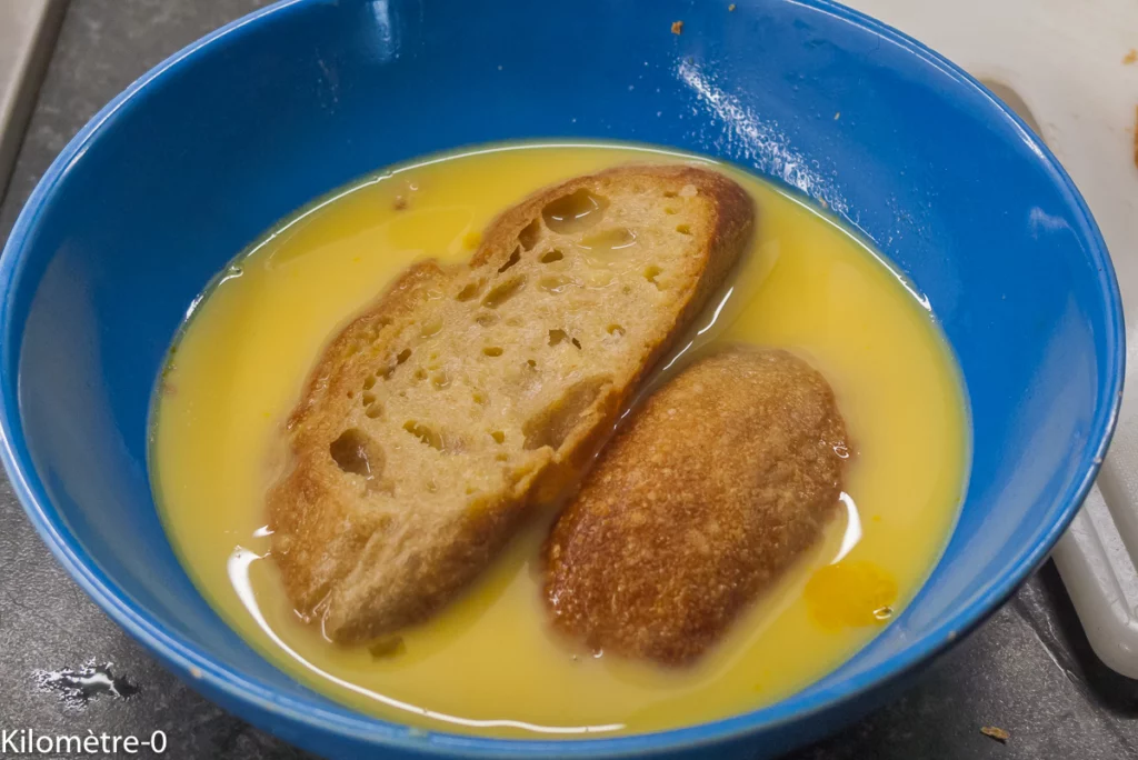 Pain perdu, dessert facile et bon marché - Étape 1