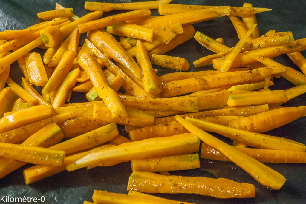 Lieu jaune aux frites de carottes - Étape 3