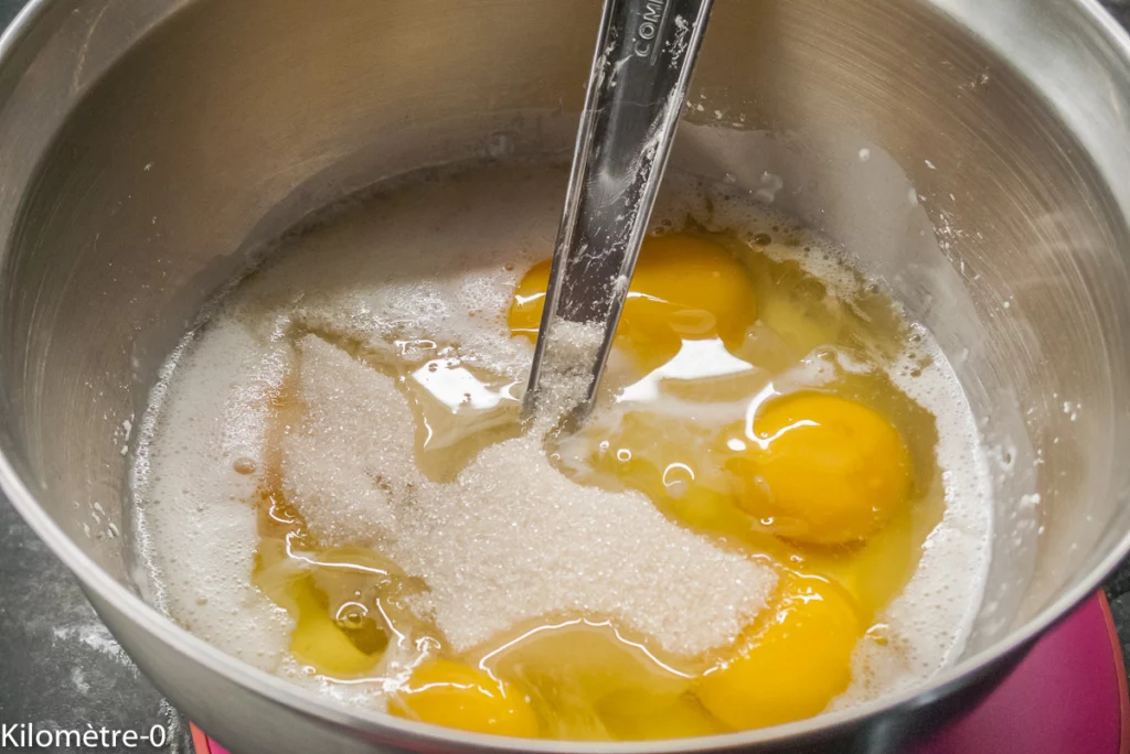 Flan pâtissier sans pâte aux abricots - Étape 2
