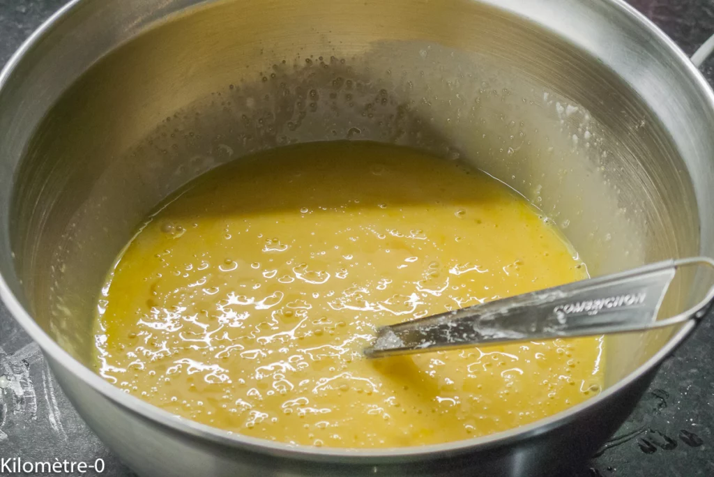 Flan pâtissier sans pâte aux abricots - Étape 3