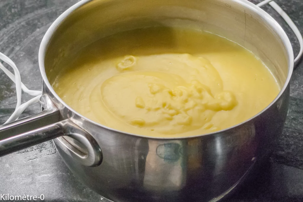 Flan pâtissier sans pâte aux abricots - Étape 4