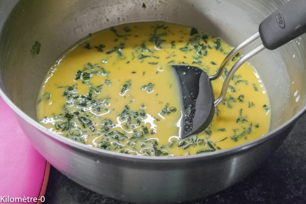 Tarte petits pois, courgettes et fêta - Étape 5