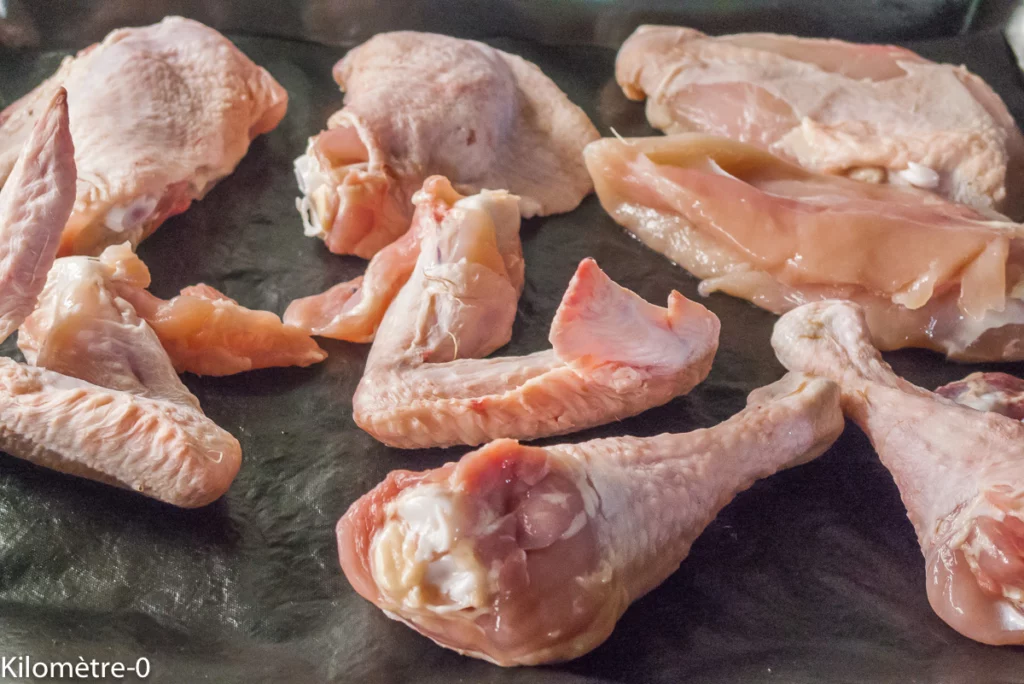 Poulet mariné au paprika - Étape 1
