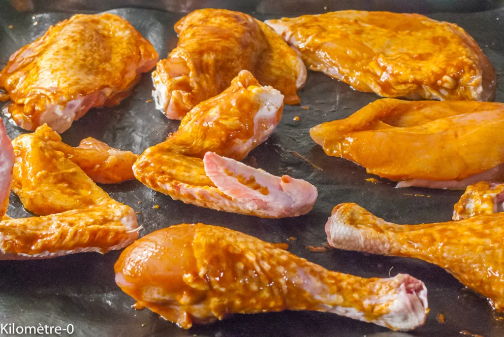 Poulet mariné au paprika - Étape 3