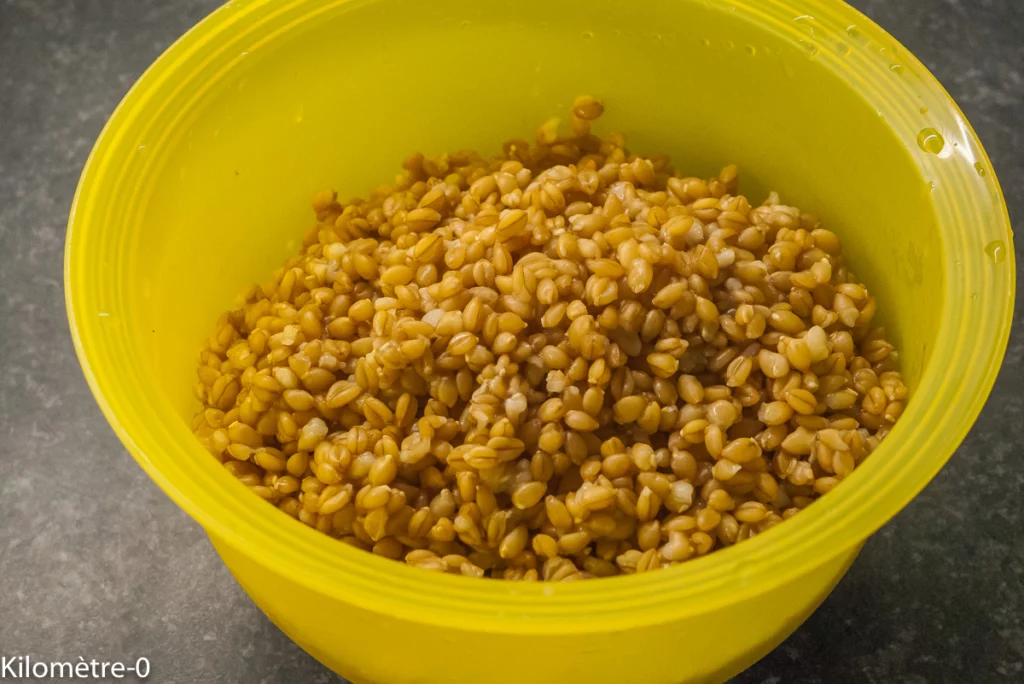 Petit épeautre aux radis glacés - Étape 3