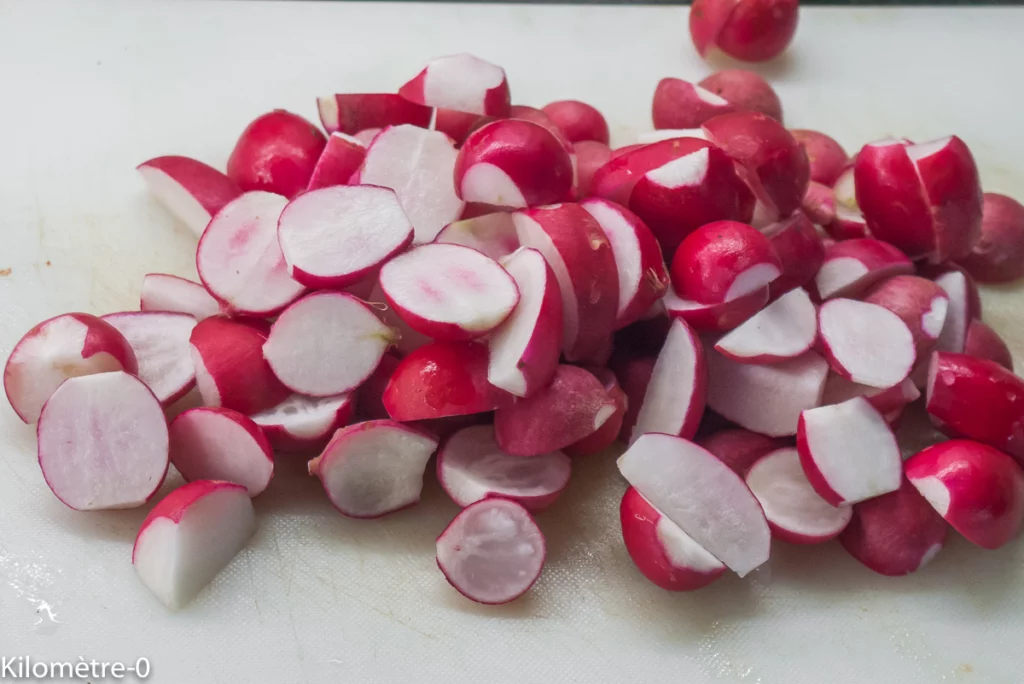 Petit épeautre aux radis glacés - Étape 4