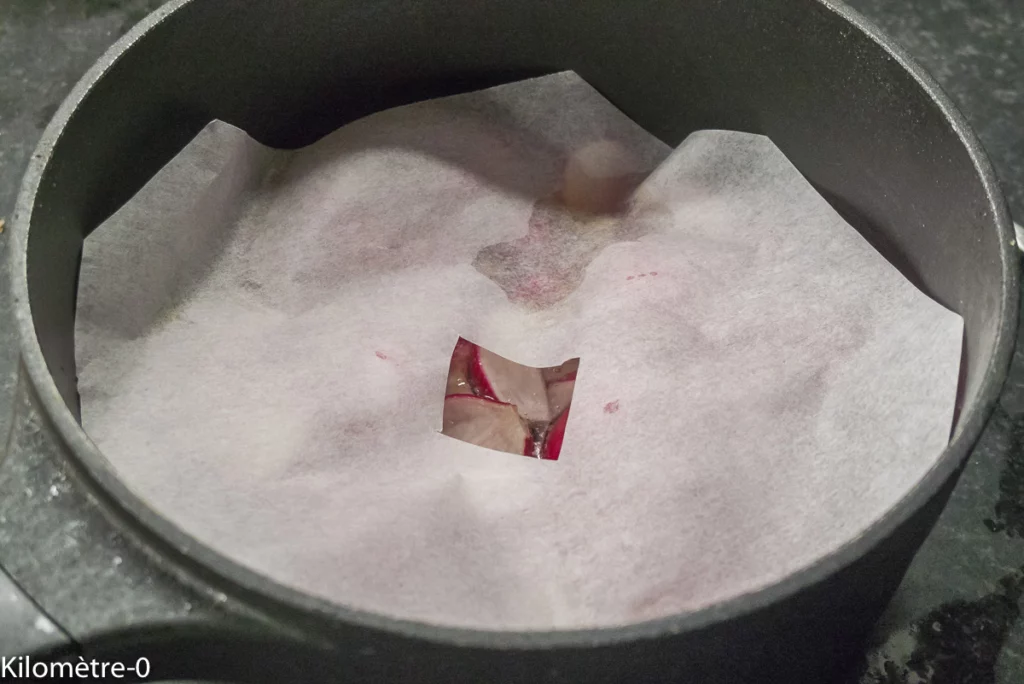 Petit épeautre aux radis glacés - Étape 7