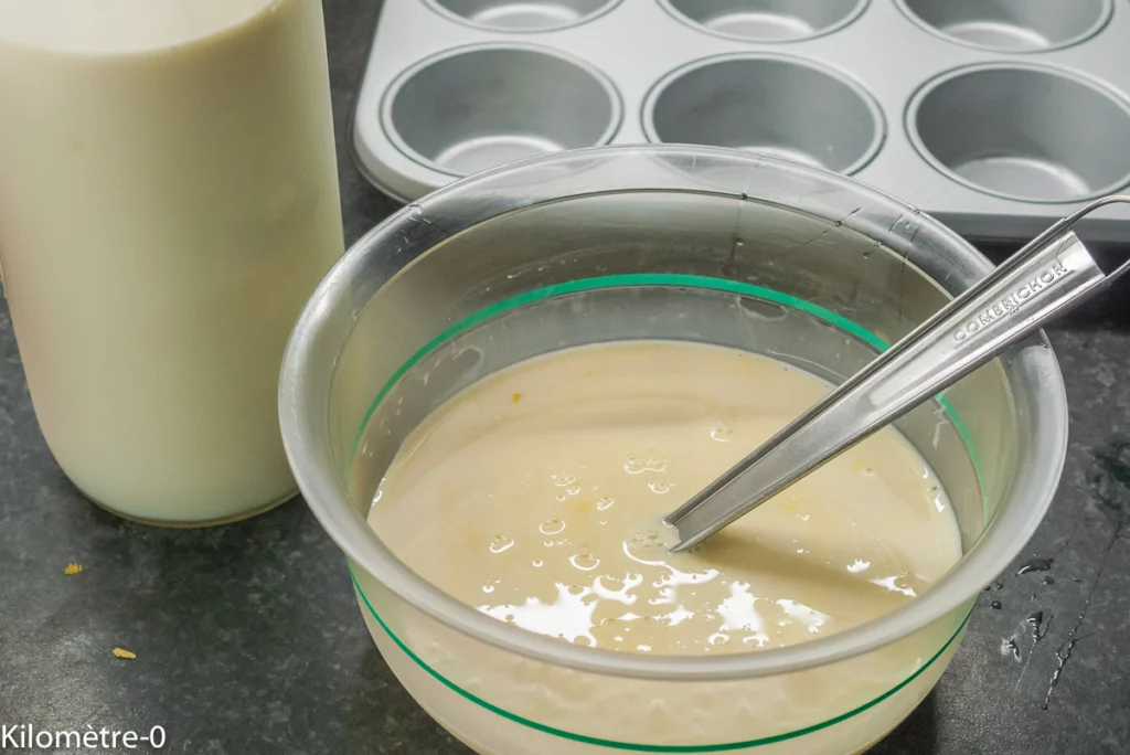 Popovers aux framboises - Étape 4