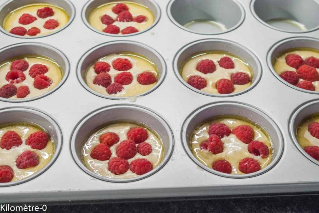 Popovers aux framboises - Étape 9