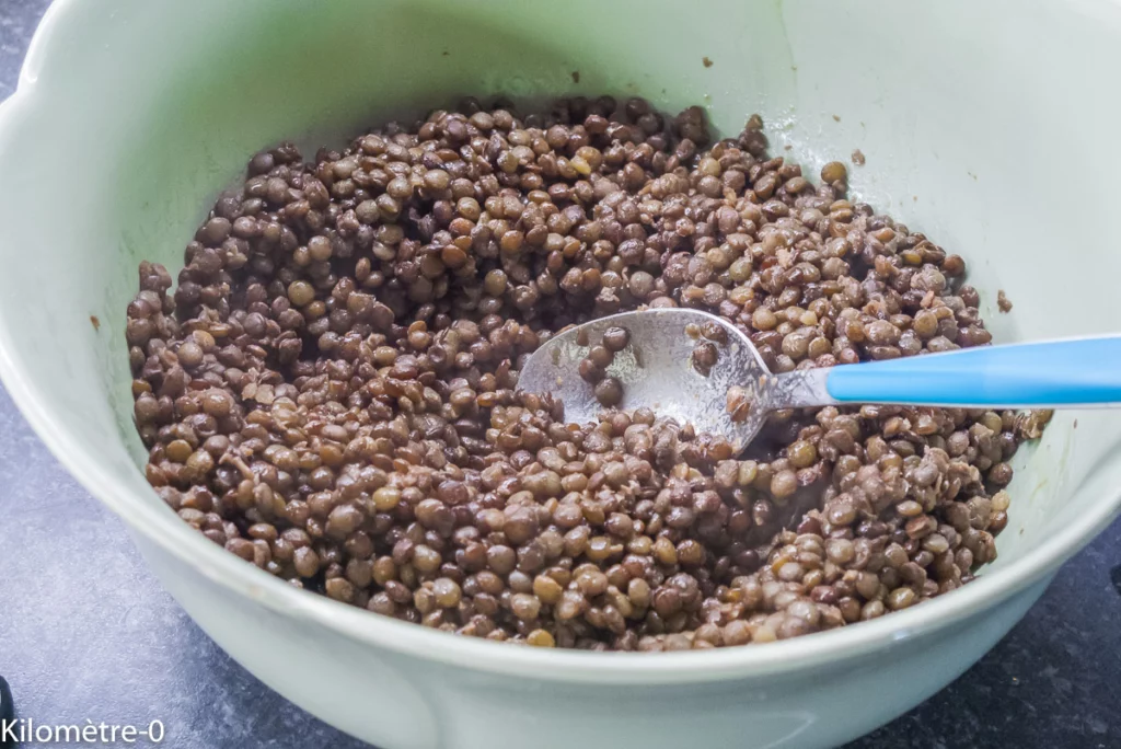 Salade de lentilles estivale - Étape 5