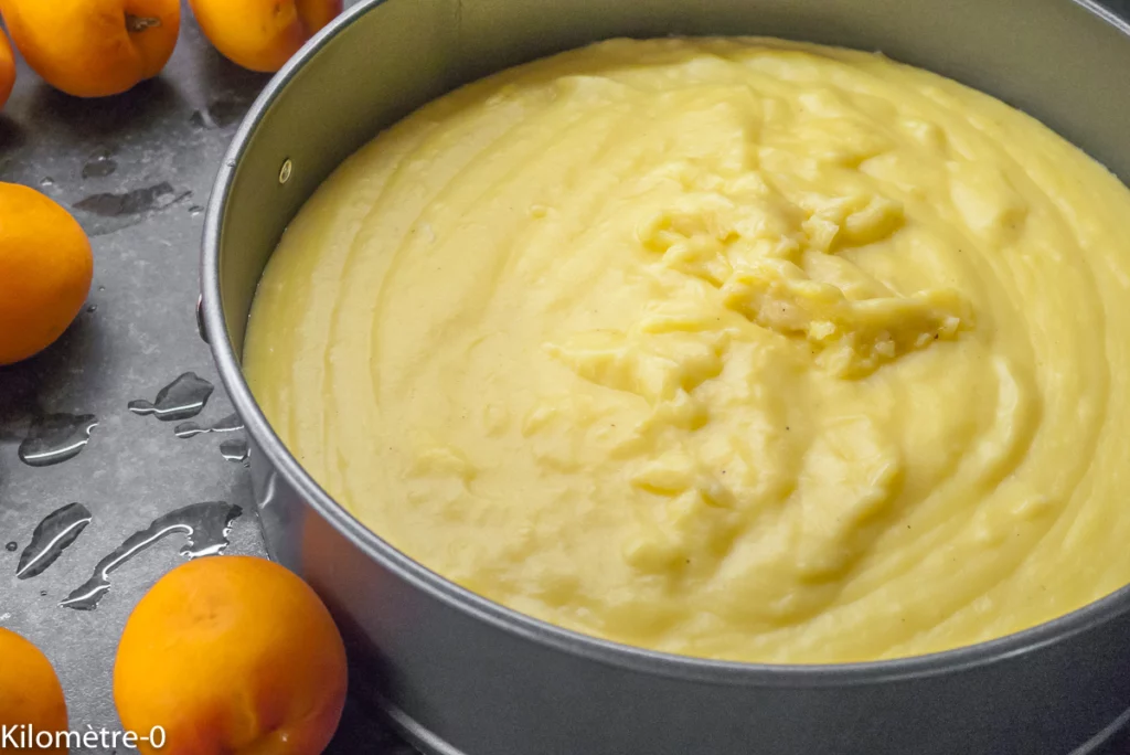 Flan pâtissier sans pâte aux abricots - Étape 5