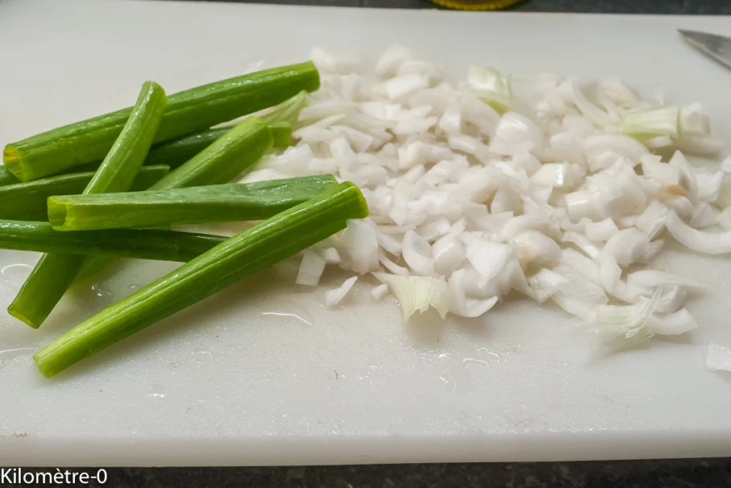 Aubergines farcies aux œufs - Étape 2