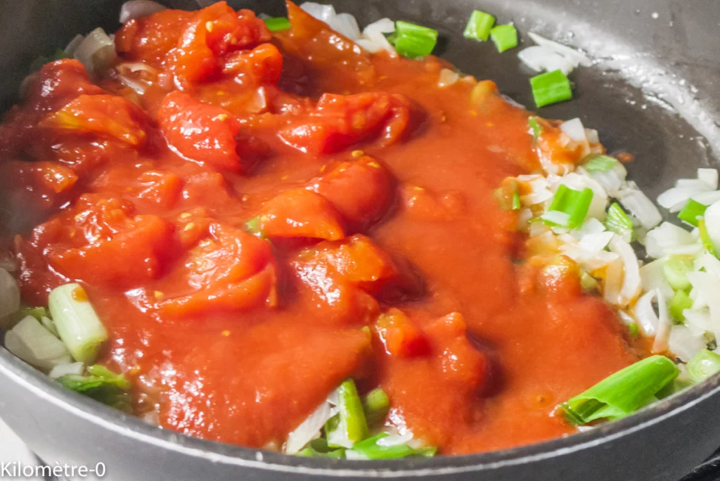 Aubergines farcies aux œufs - Étape 4