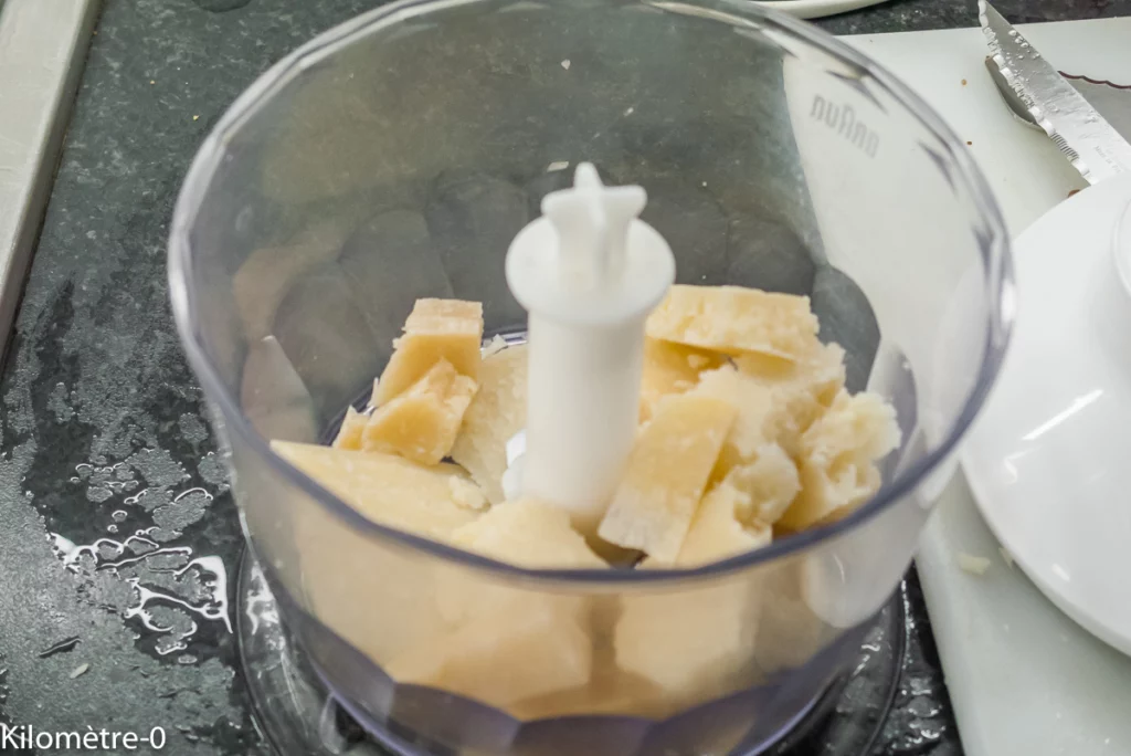 Tarte aubergines, cèpes et parmesan - Étape 6