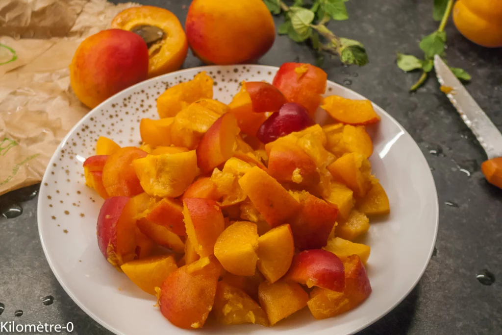 Gâteau du matin aux abricots - Étape 1