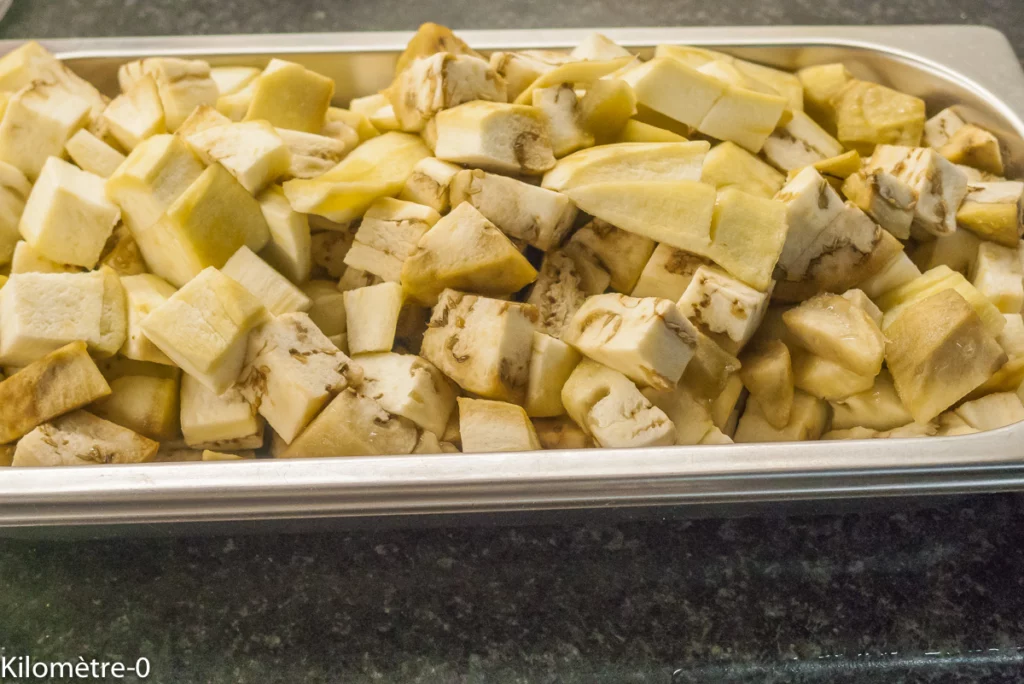 Gâteau du sud aux aubergines - Étape 2