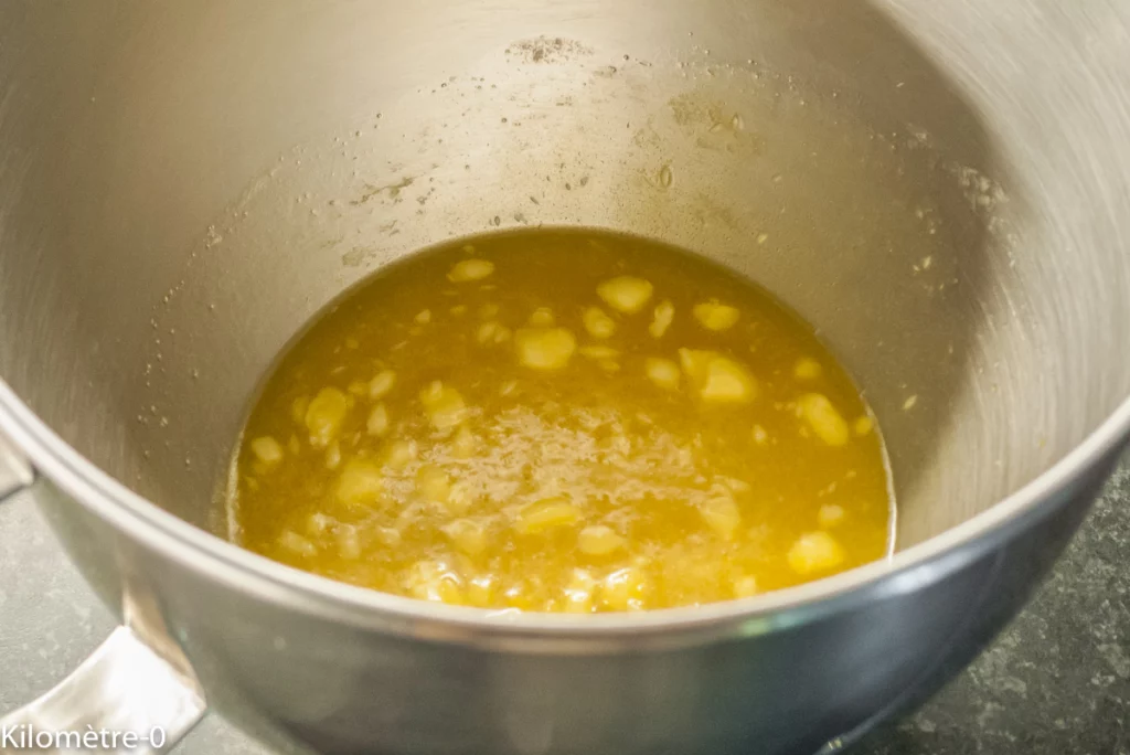 Gâteau renversé à la rhubarbe - Étape 4