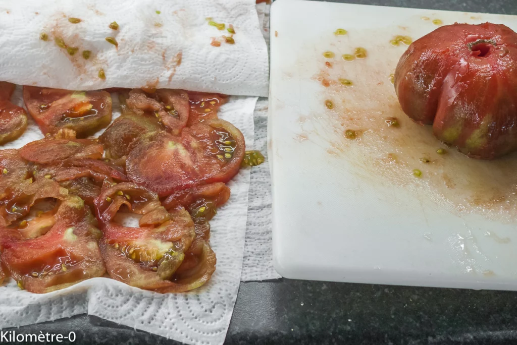 Tarte rustique à la tomate - Étape 1