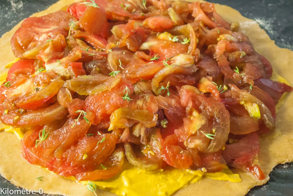 Tarte rustique à la tomate - Étape 7
