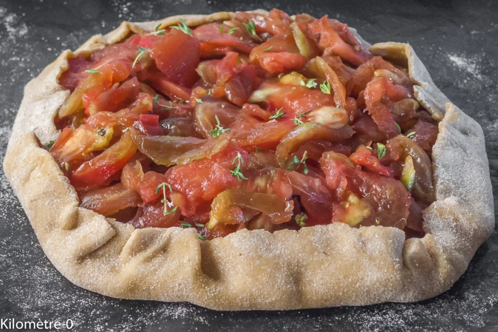Tarte rustique à la tomate - Étape 8