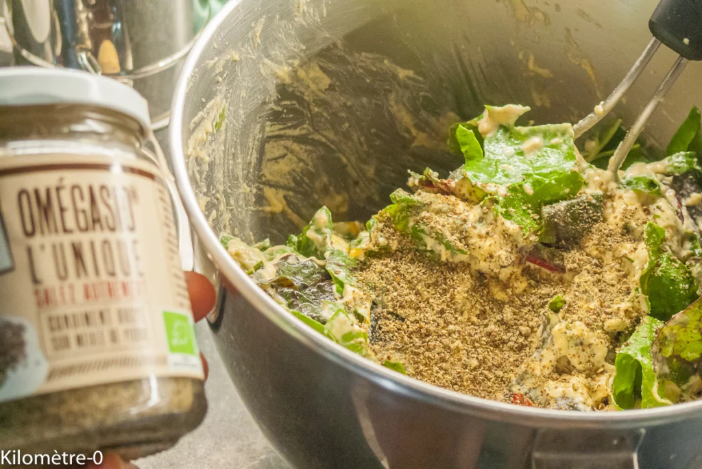 Carrés de cake aux blettes et fromage - Étape 5