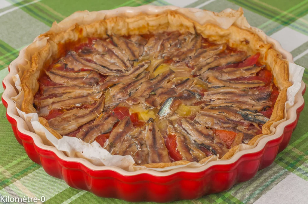 Tarte aux tomates et sardines - Étape 4