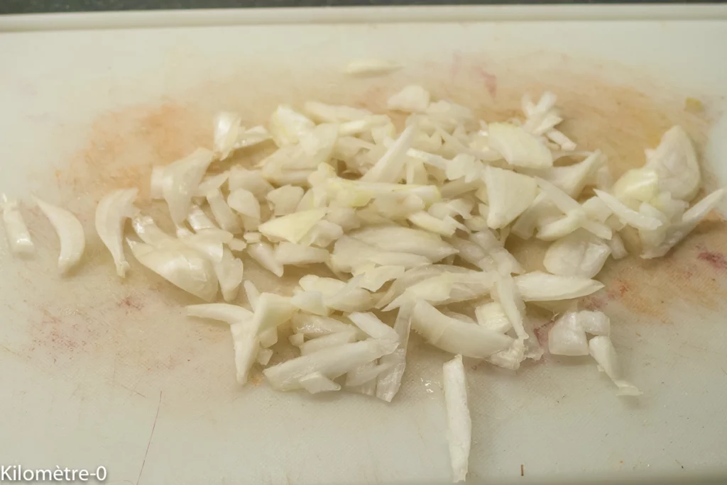 Oeufs aux poivrons (plat libanais) - Étape 1