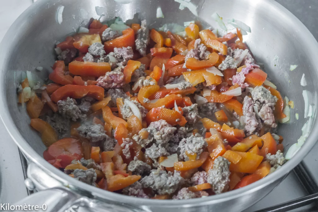 Oeufs aux poivrons (plat libanais) - Étape 5