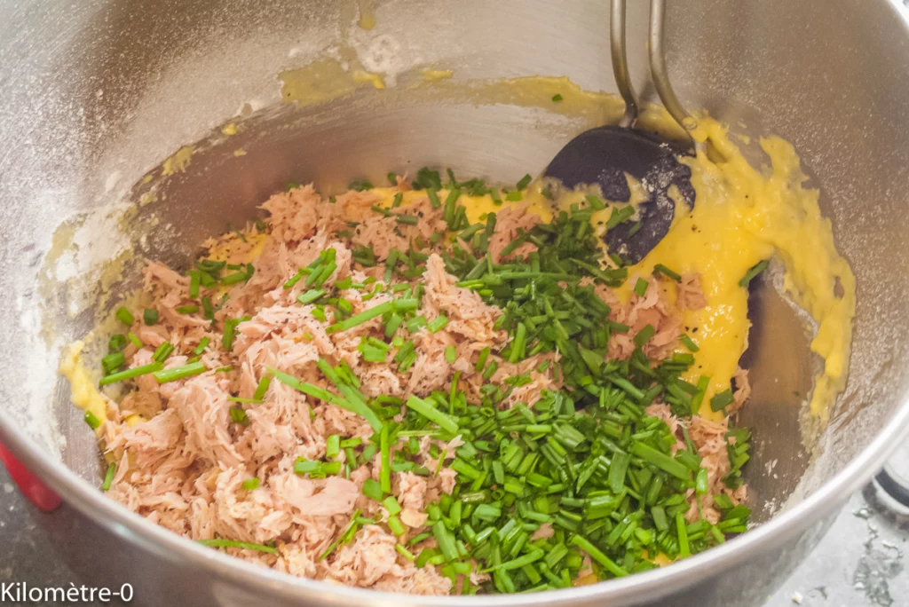 Cake salé au thon et au citron - Étape 5