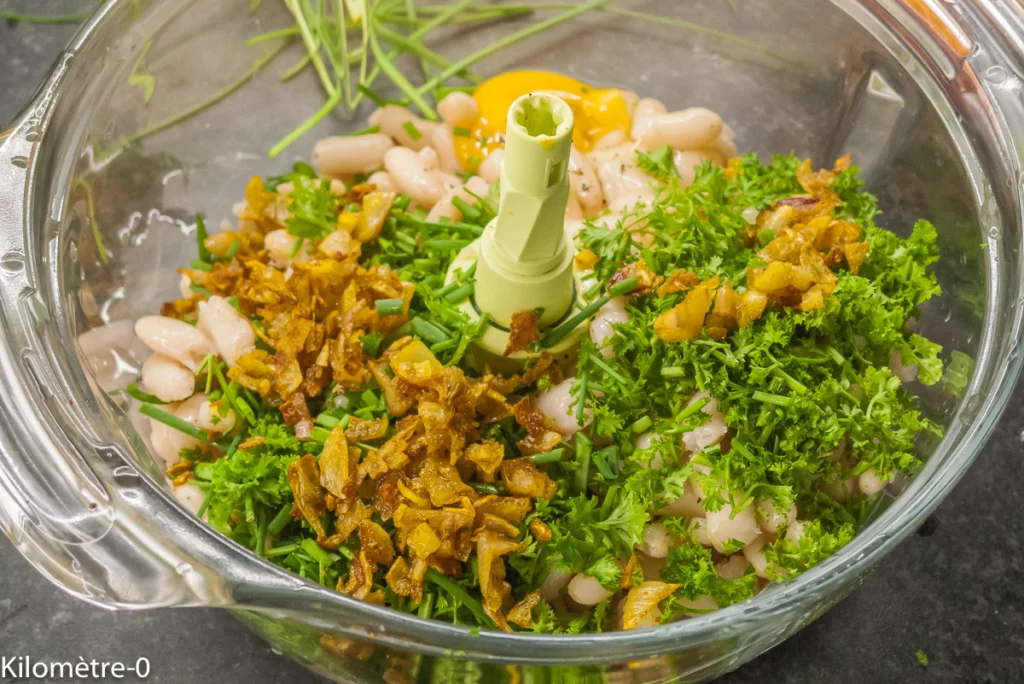 Burger végétarien aux haricots blancs - Étape 5