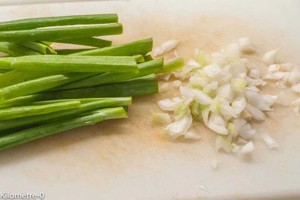 Tajine tunisien thon fromage - Étape 1