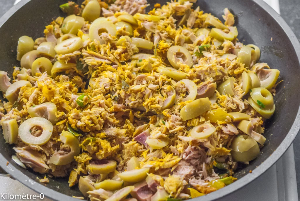 Tajine tunisien thon fromage - Étape 7