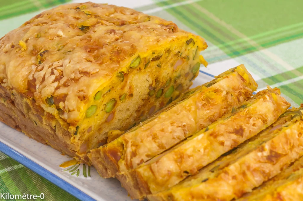 Cake aux petits pois, courgettes et crevettes - Étape 9