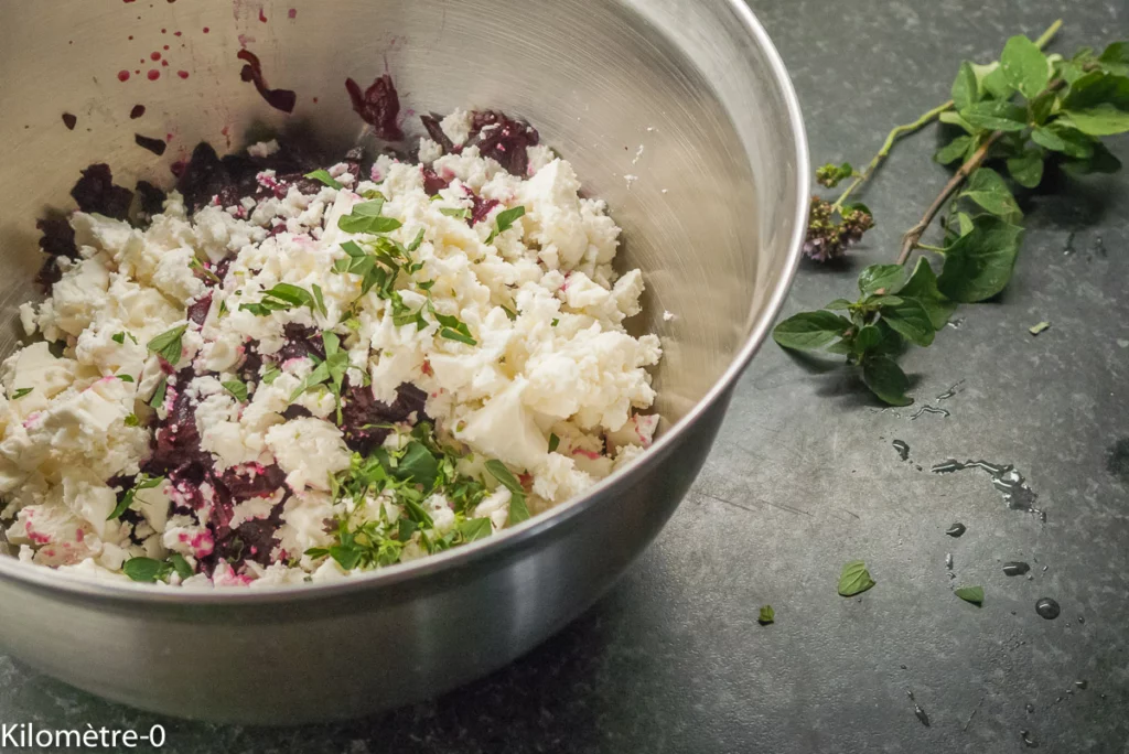 Chausson de betterave et fêta - Étape 4